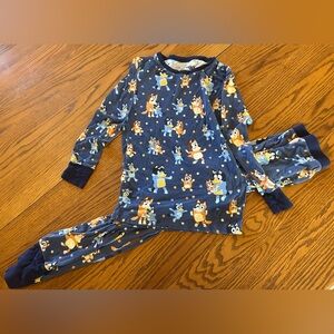 Little Sleepies 2 piece snug fit pajamas - Bluey theme